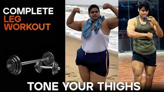 🇮🇳 How to burn THIGH fatFAST [upl. by Anailuig381]