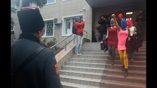 News Wrap EU court orders Russia pay Pussy Riot for wrongful imprisonment [upl. by Ardnuhsal115]