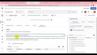 Cloud Dataflow  pubsub  bigquery  GCP  pushing data into pubsub topic and validate  part 3 [upl. by Derwon]