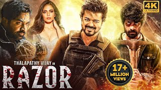 Thalapathy Vijays RAZOR  Hindi Dubbed South Movie  Vijay Sethupathi Malvika Mohanan Arjun Das [upl. by Nahguav]