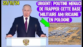 🚨cest confirmé POUTINE va frapper cette base militaire américaine basé en Pologne [upl. by Jo Ann]