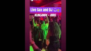 Klingande Jubel sax cover  Wedding gig [upl. by Adnoved681]