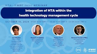 Integration of HTA within the health technology management cycle [upl. by Abner99]