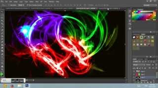 photoshop abstract background tutorialbelajar teknik photoshop [upl. by Ahsenad]