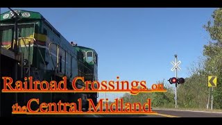 Railroad Crossings on Central Midland Part 1 [upl. by Gothar]