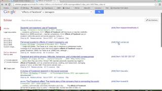 How to Use Google Scholar [upl. by Notpmah]