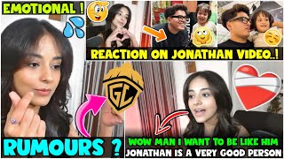 GIRL Streamer REACT ON JONATHANS Video 🥰 Godlike JOIN RUMOURS ❓jonathan bachuuu reaction [upl. by Watts]