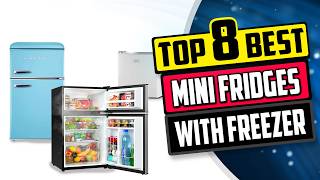 Best Mini Fridge with Freezer  Top 8 Reviews Buying Guide 2024 [upl. by Pendleton]