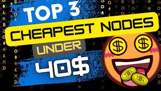 TOP 3 Cheapest NODES under 40 🚀 3 DAILY rewards Node projects on Avalanche 🔥 You are EARLY 💸 [upl. by Nalym]