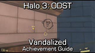 Halo 3 ODST  Vandalized Achievement Guide  Face Graffiti Easter Egg [upl. by Bracci]