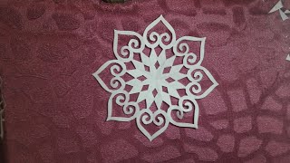 How to make simple and easy paper cutting designs  Paper Art [upl. by Sset157]