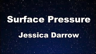 Karaoke♬ Surface Pressure From quotEncantoquot  Jessica Darrow 【No Guide Melody】 Instrumental [upl. by Ehcar]