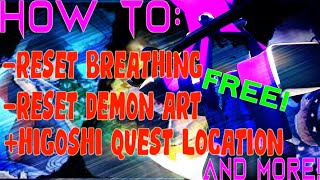 10 Million Visitor Event  How to Reset BreathingDemon Art for FREE  Higoshi Boss Quest Location [upl. by Ecniv]