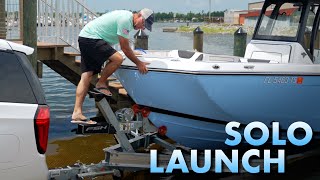 Learn Tips To Quickly amp Safely Solo Launch Your Boat [upl. by Ahsikram]