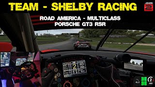 Automobilista 2  Road America  Multiclass  Porsche 911 RSR GTE [upl. by Ashelman112]