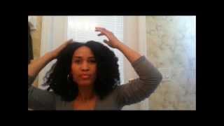 Twist Out on Blow Dried Natural Hair [upl. by Rani]