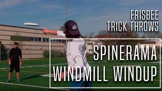 Ultimate Frisbee TRICK THROWS   Spinerama  More [upl. by Gothard197]