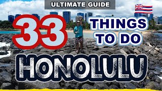 33 Amazing Things To Do and Eat in HONOLULU HAWAII The Ultimate Food Tour And Oahu Travel Guide [upl. by Naitsyrk923]