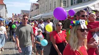 Einzug und Eröffnungsrede Stadtfest Ichenhausen 2024 [upl. by Esorlatsyrc]