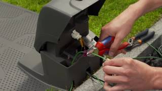 GARDENA Robotmaaier SILENO SILENO How To H7 laadstation installeren [upl. by Nosyerg]