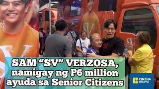 3000 Senior Citizens ng Maynila may ayudang P2000 each from SAM “SV” Verzosa Mahal ang matatanda [upl. by Sami115]