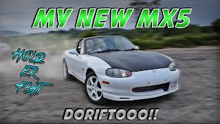 I BOUGHT AN MX5 Miata Finally First Test  Drift  etc etc [upl. by Lindell]