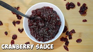 How to Make Cranberry Sauce in 15 Minutes [upl. by Herzberg]