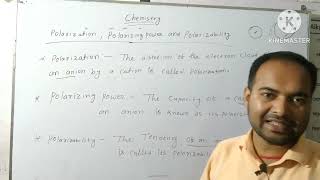 polarization  polarizing power and polarizability  for  1112  neet jee exam [upl. by Onilecram]