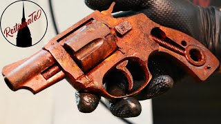 Rusty Revolver Restoration 38 special  Restoration of gun [upl. by Rotsen467]