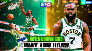 The Worlds GREATEST Jaylen Brown Highlight Reel 🍀🔥 [upl. by Ynattib]