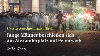 SilvesterAusschreitungen in Berlin am Alexanderplatz [upl. by Aillij]