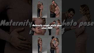 Maternity Couple Photo pose ideas 2024Maternity photoshoot ideas Part1 [upl. by Joktan]