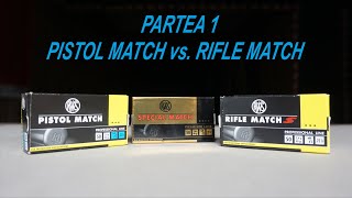 Test cronograf RWS Match Grade 22 LR ep 1  Pistol Match si Rifle Match [upl. by Inama]