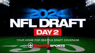 2024 NFL Draft video stream LIVE from Seahawks Headquarters  Day 2 [upl. by Honan]