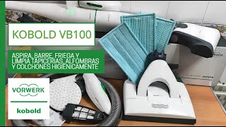 ✅ VORWERK KOBOLD VB100  EL ASPIRADOR DE MANO QUE ASPIRA Y FRIEGA [upl. by Barrow]