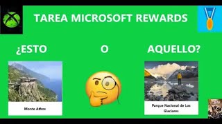 ✅ Tarea Microsoft Rewards ¿Esto o Aquello [upl. by Phemia]