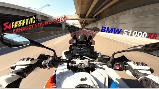 BMW S1000XR M Akrapovic Titanium Full Exhaust Sound RAW ONBOARD [upl. by Intyre]