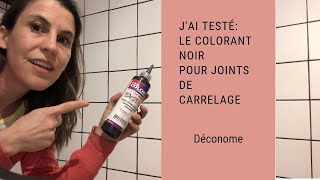 Jai testé dans ma douche le colorant noir pour joints de carrelage [upl. by Pestana]