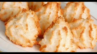 Recette rochers coco ou congolais facile rapide et inratable  Les recettes de Camille [upl. by Lledrev703]