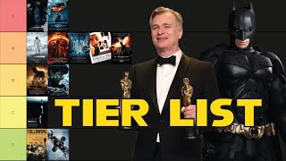 Ranking All Christopher Nolan Movies Tier List [upl. by Annehs984]