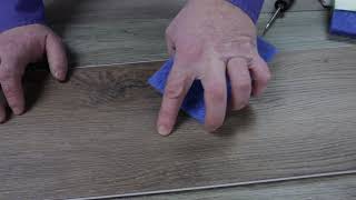 How to repair Luxury Vinyl PlankTile LVPLVT scratch [upl. by Kaile]