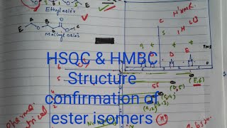 HSQC and HMBC NMR spectroscopy [upl. by Newol715]