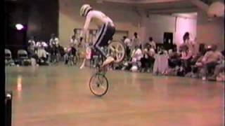 Old school BMX flatland contest April 1987 [upl. by Reyem782]