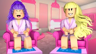 Roblox  UM DIA DE BELEZA NO SPA Salon amp Spa [upl. by Milone743]