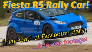 Fiesta R5 Rally Car  Bovington Stages 2023 with incar footage [upl. by Daisey]