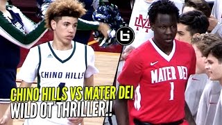 Chino Hills vs Bol Bol amp Mater Dei Overtime Thriller amp WILD ENDING In Front of 10250 People [upl. by Lindsley]