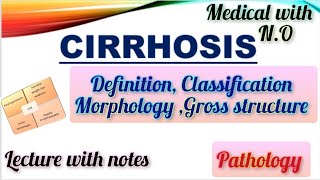 cirrhosis pathology in hindi classification causes pathology complications etc [upl. by Nelleus236]