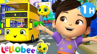 🛞 Classic Wheels On The Bus 🛞  Ella Rishi and Friends  Kids Songs and Stories [upl. by Artenahs]