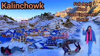 Kalinchowk Snowfall🥶Full detail RoadTotal Expenses ExplainedSnowfall 🗻🥶Deepa [upl. by Anerom]