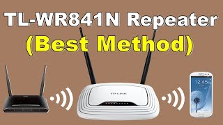 TPLink TLWR841N Repeater Setup BestMethod  كـ ربيتر WR841N أفضل طريقة لإعداد راوتر [upl. by Steinke]